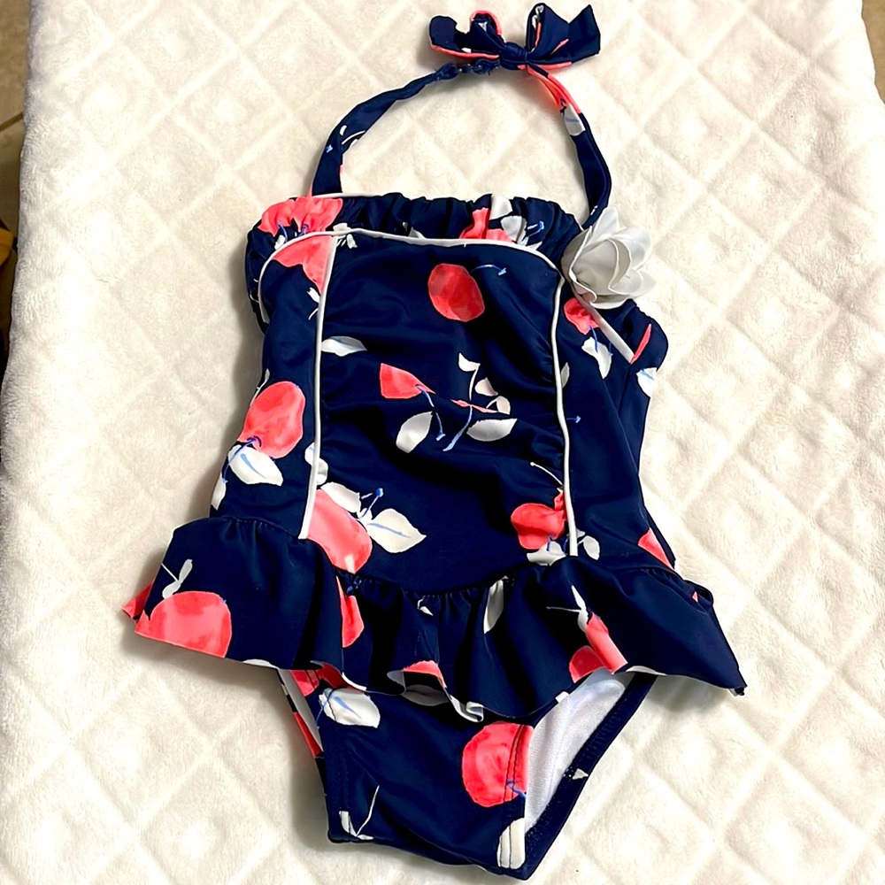 Retro one piece swim suit.